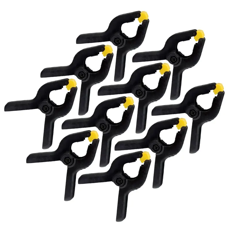 10-Pack 2-Inch (50Mm) Spring Clamps – Versatile Quick-Grip Clips For Modelling & Assembly 1
