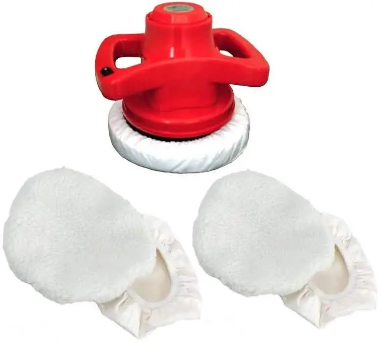 110W Electric Car Polisher – Buffer Machine With 4 Lambswool Bonnets 1