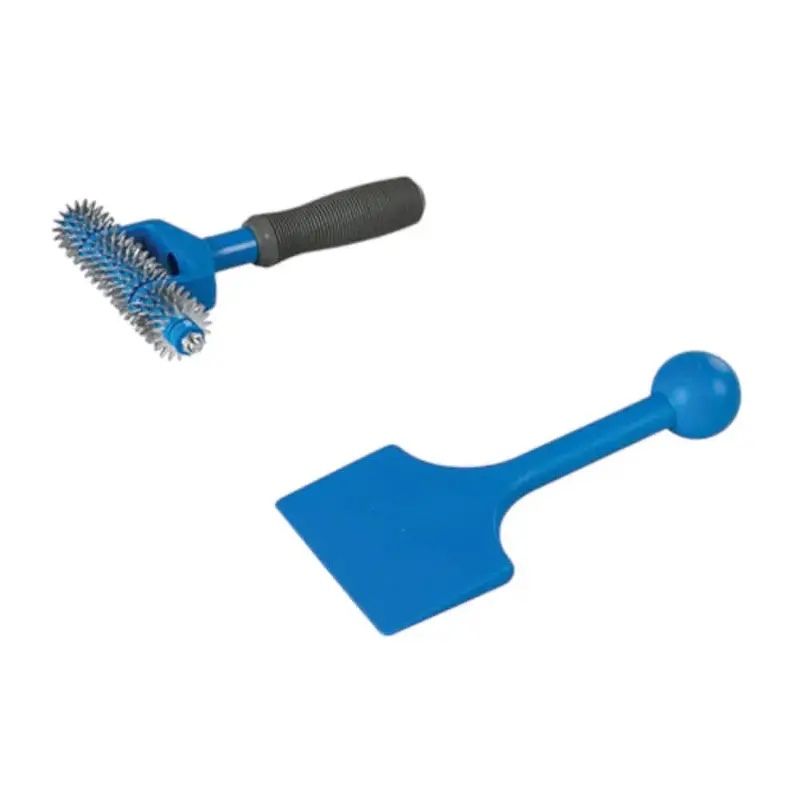 2-Piece Carpet Fitting Kit – Includes Bolster Chisel & Wide Seam Roller 1