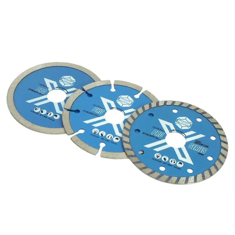 3-Pack High-Performance Diamond Cutting Discs – 115Mm, 4.5", 22.2Mm Bore 1