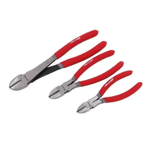3-Piece Polished Wire-Cutting Plier Set — 6", 8", And 10" Diagonal Cutters 1