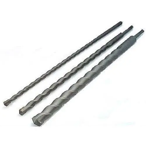 3-Piece Sds-Plus Masonry Drill Bit Set – 12Mm, 16Mm & 24Mm X 1000Mm Long 1