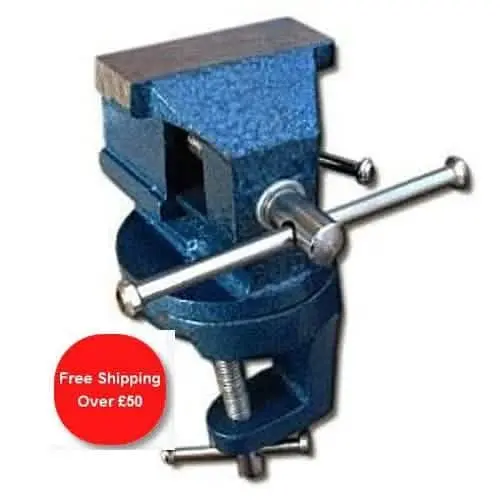 60 Mm Mini Swivel Bench Vice – Compact Clamp-On Workbench Mount With 360° Rotation 1