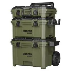 Bunker 31644 Load-Up Modular Tool Storage System – 9-Piece Stackable Set 1