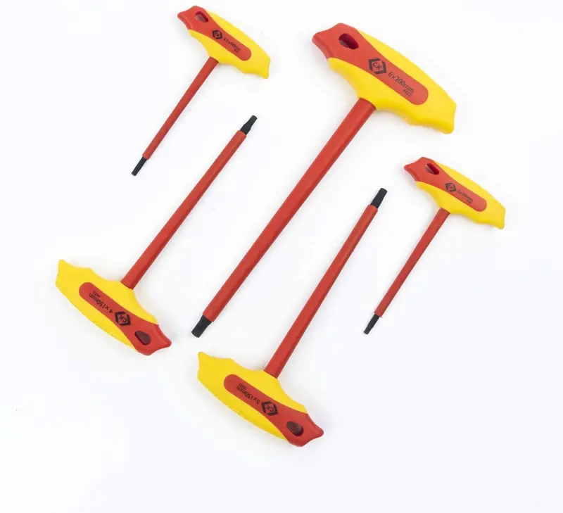 C.K T4422 Insulated T-Handle Hex Key Set — 5-Piece Professional Kit 1
