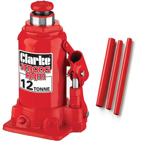 Clarke Cbj12B 12-Ton Hydraulic Bottle Jack – Rugged Construction 1