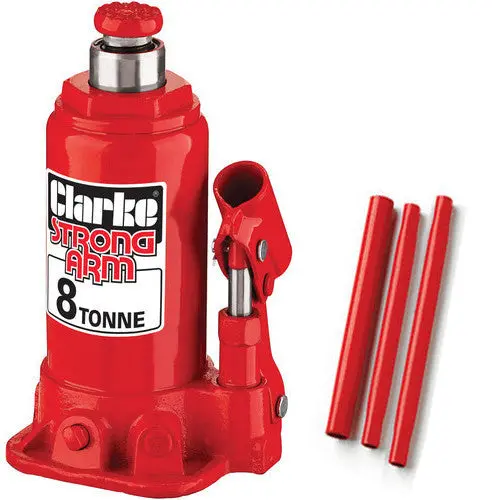 Clarke Cbj8B 8-Ton Hydraulic Bottle Jack – Heavy-Duty Lifting 1
