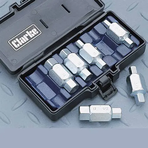 Clarke Cht220 Multi-Sized Oil Drain Plug Socket Set 1
