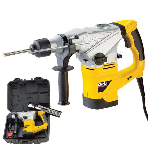 Clarke Con1500Rdv 1500W Sds-Plus Rotary Hammer Drill With Impact Mode 1