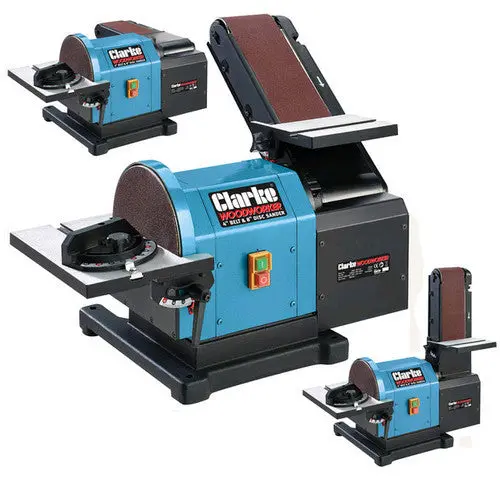 Clarke Cs48 Dual-Action Belt And Disc Sander For Metal & Wood 1