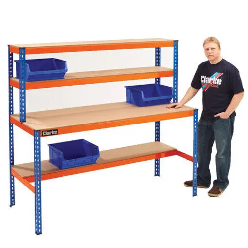 Clarke Cwb450Ws Reinforced Heavy-Duty Workstation – 500Kg Load Capacity 1