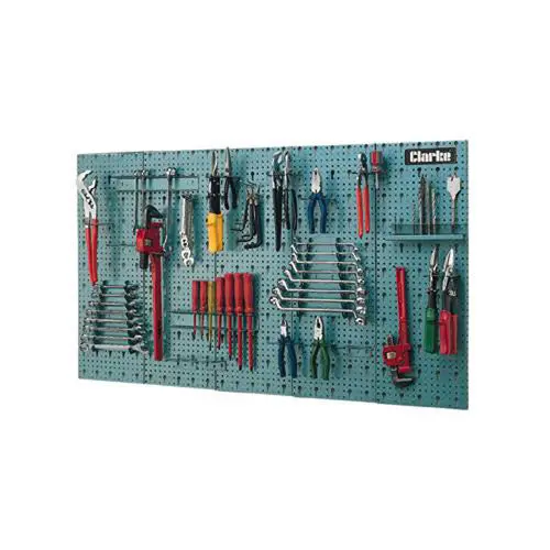 Clarke Cwr45 Adjustable Blue Wall-Mounted Tool Storage Rack 1