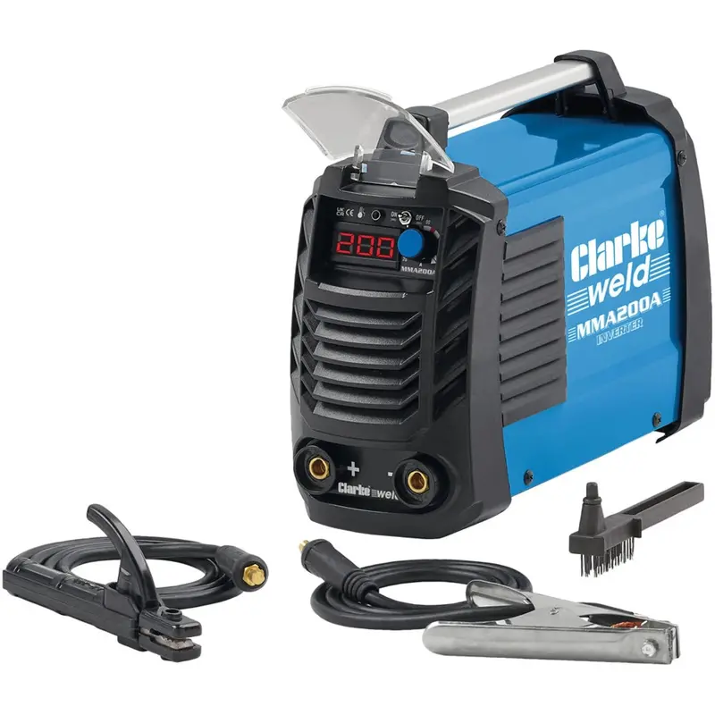 Clarke Mma200A 200A Arc/Mma Inverter Welder – Lightweight & Efficient 1