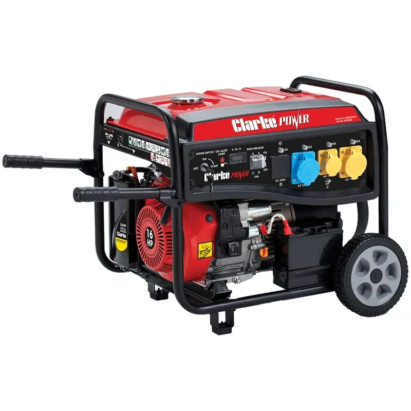 Clarke Pg9500Adves Euro5 Petrol Generator – 8.5Kw Dual-Voltage (110V/230V) 1