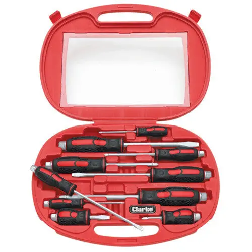 Clarke Pro122 10-Piece Professional Screwdriver Set 1
