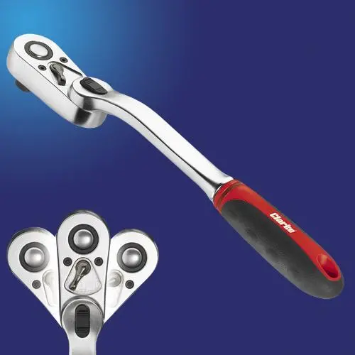 Clarke Pro157 3/8" Swivel-Head Rapid Wrench – 245 Mm 1