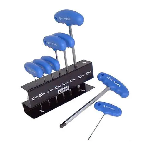 Clarke Pro60 8-Piece Metric T-Handle Allen Key Set 1