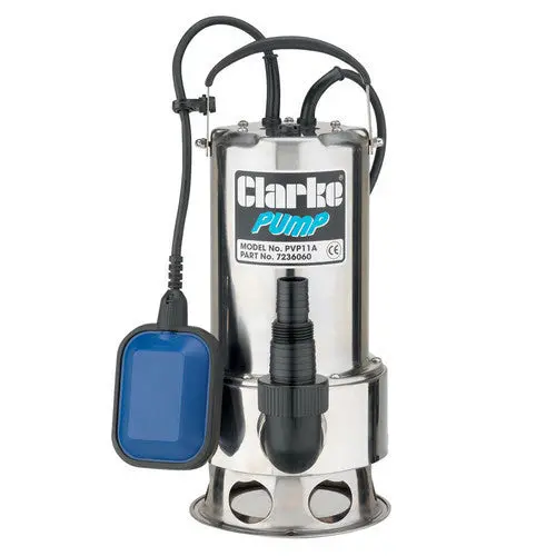 Clarke Pvp11A Stainless Steel Submersible Dirty Water Pump 1
