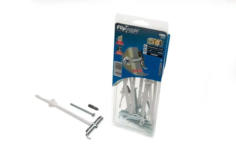 Cobra Fliptoggle Expansion Anchors – M5, 60Mm Bolt, 10-Pack 1