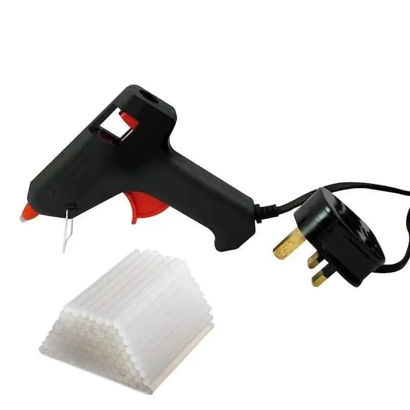 Compact Electric Mini Hot Melt Glue Gun Kit With 100 Glue Sticks 1