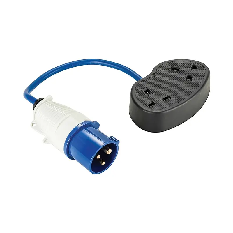 Defender 16A To Dual 13A Fly Lead Adapter Plug 1