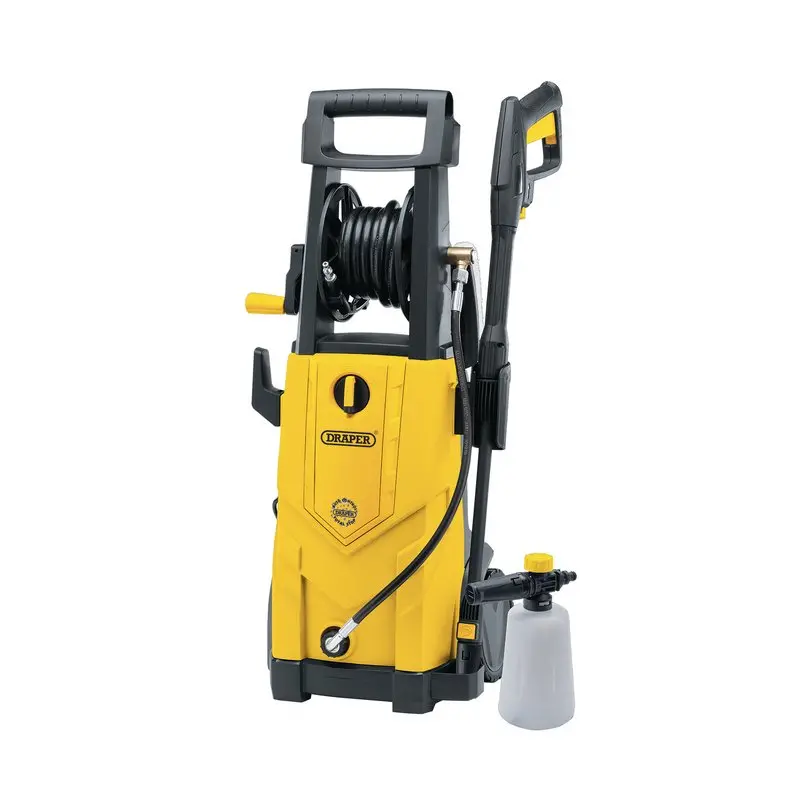 Draper 03096 2200W 165 Bar Yellow Pressure Washer — 230V Domestic Cleaning 1