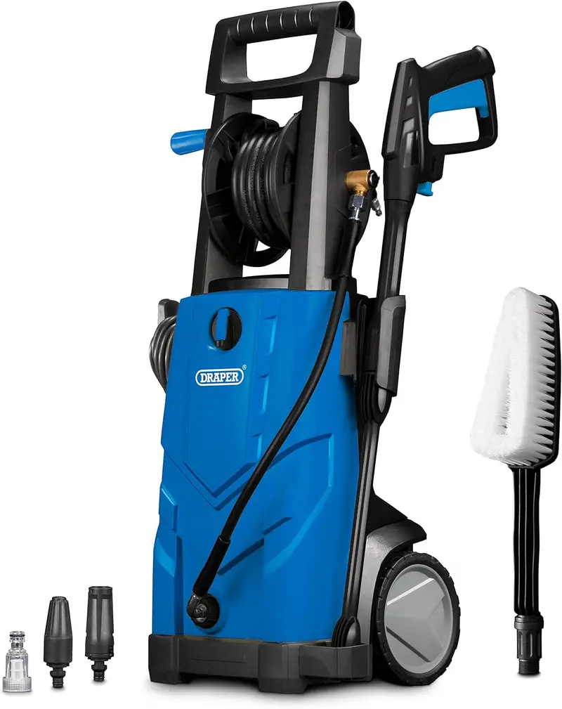 Draper 98677 2200W Pressure Washer – 165 Bar High-Performance Cleaning System 1