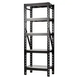 Draper Bunker 5-Tier Stainless Steel Shelving Unit – 22-Piece, 750 Mm Height 1