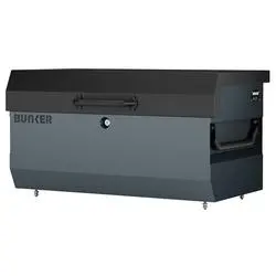 Draper Bunker T1 Grey Storage Box – Compact Stackable Design 1