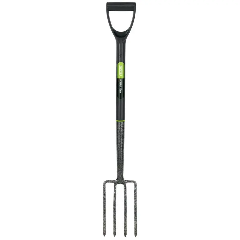 Draper Carbon Steel Border Fork – Ergonomic Garden Fork 1