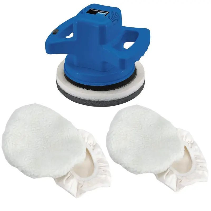 Draper Electric Buffer And Valeting Polisher With 4 Quick-Change Bonnets 1