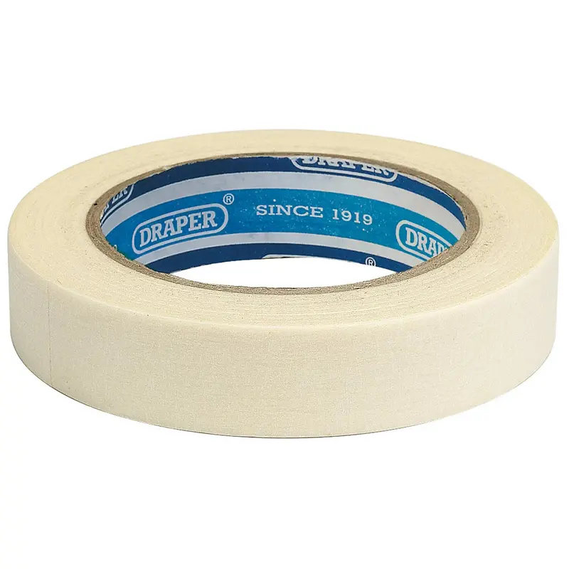 Draper Heavy-Duty Masking Tape – 50M × 25Mm Pvc-Coated Adhesive Roll 1