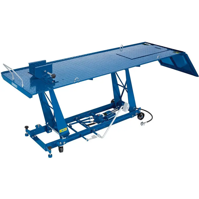 Draper Mcl3 Pneumatic-Hydraulic Motorcycle Lift Table – 450Kg Capacity 1