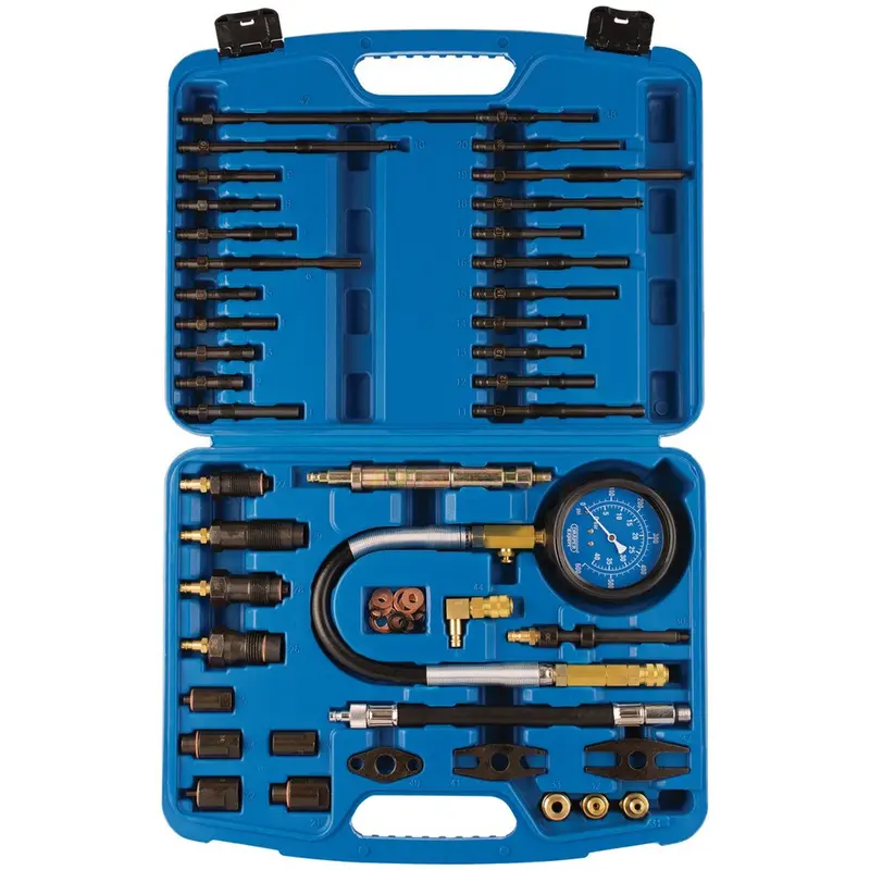 Draper Petrol & Diesel Engine Compression Test Kit – Master Diagnostic Set (35886) 1