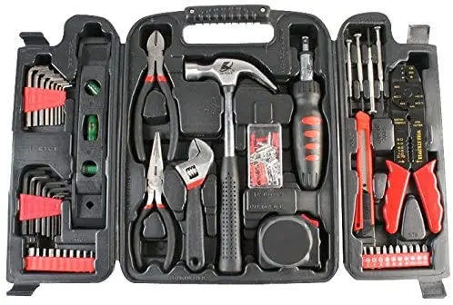 Duratool 129-Piece Household Tool Kit – Comprehensive Set In Durable Blow-Molded Case 1