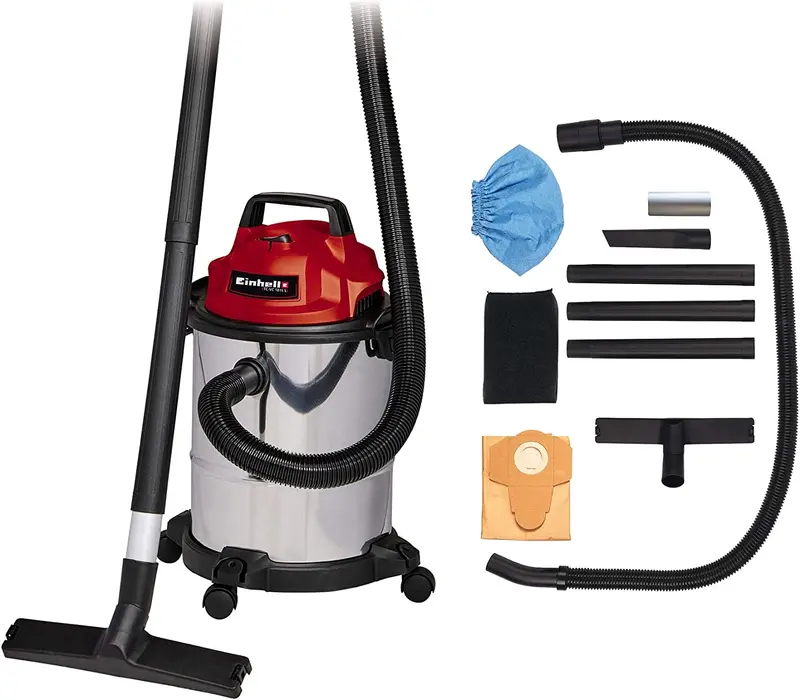 Einhell Tc-Vc 1815 Stainless Steel Wet/Dry Vacuum – 15-Litre Capacity, 230V Industrial Cleaner 1