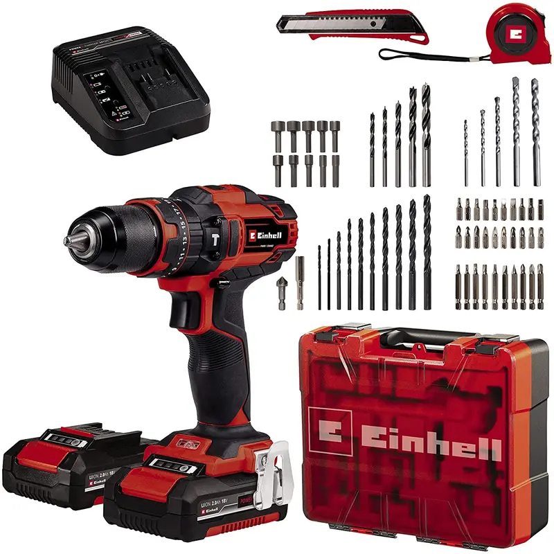 Einhell Te-Cd 18/40 Li-Ion Cordless Drill Driver – 18V, 40Nm, Power X-Change System 1