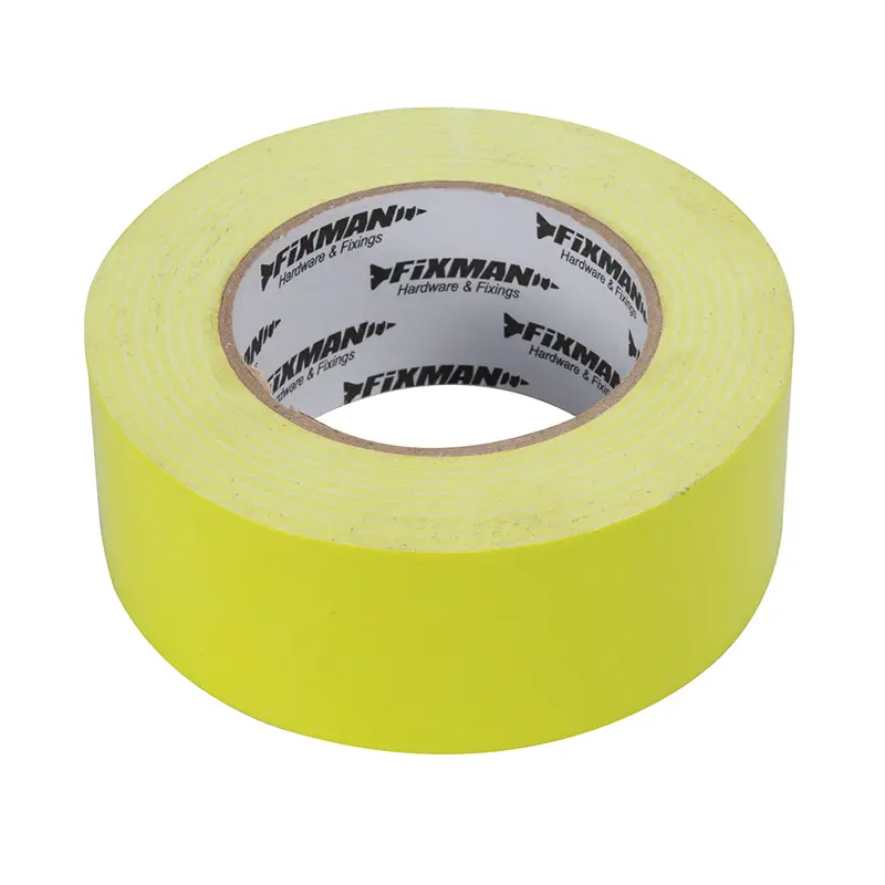 Fixman 188245 Industrial-Strength Duct Tape – Bright Yellow, 50Mm × 50M Roll 1