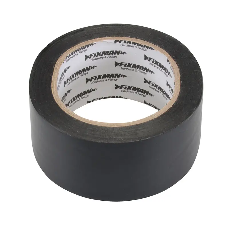 Fixman Black Pvc Insulation Tape – 50Mm X 33M, High-Voltage Rated 1