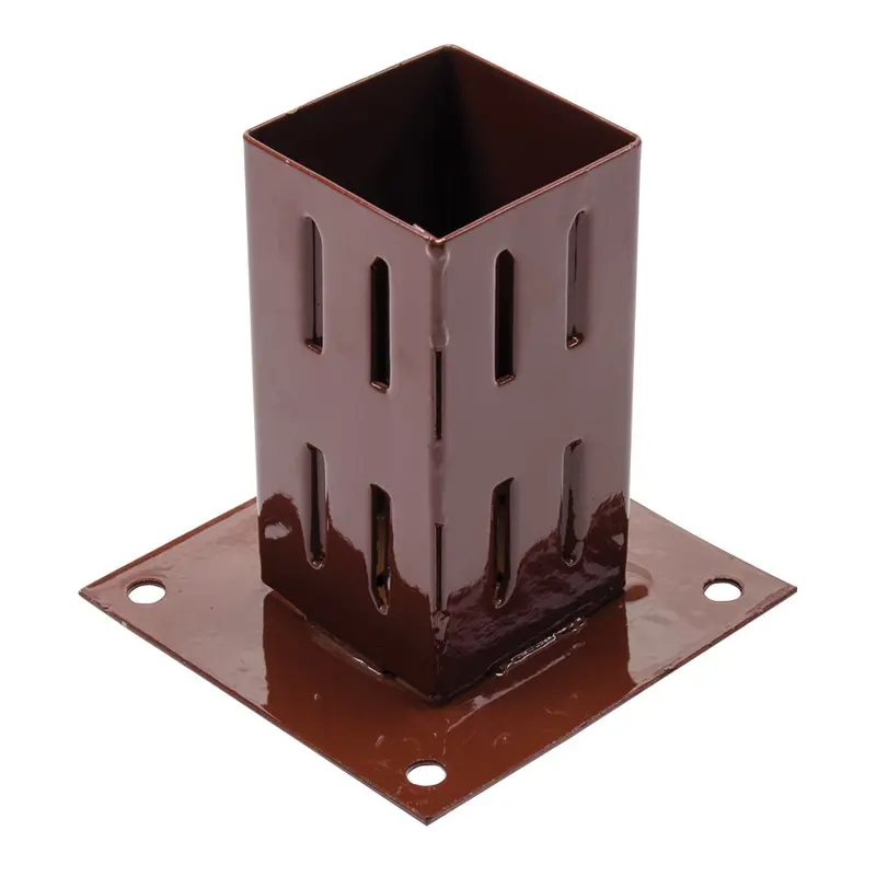 Fixman Easy-Grip Post Shoe – 75 X 75Mm Galvanised Steel Base 1