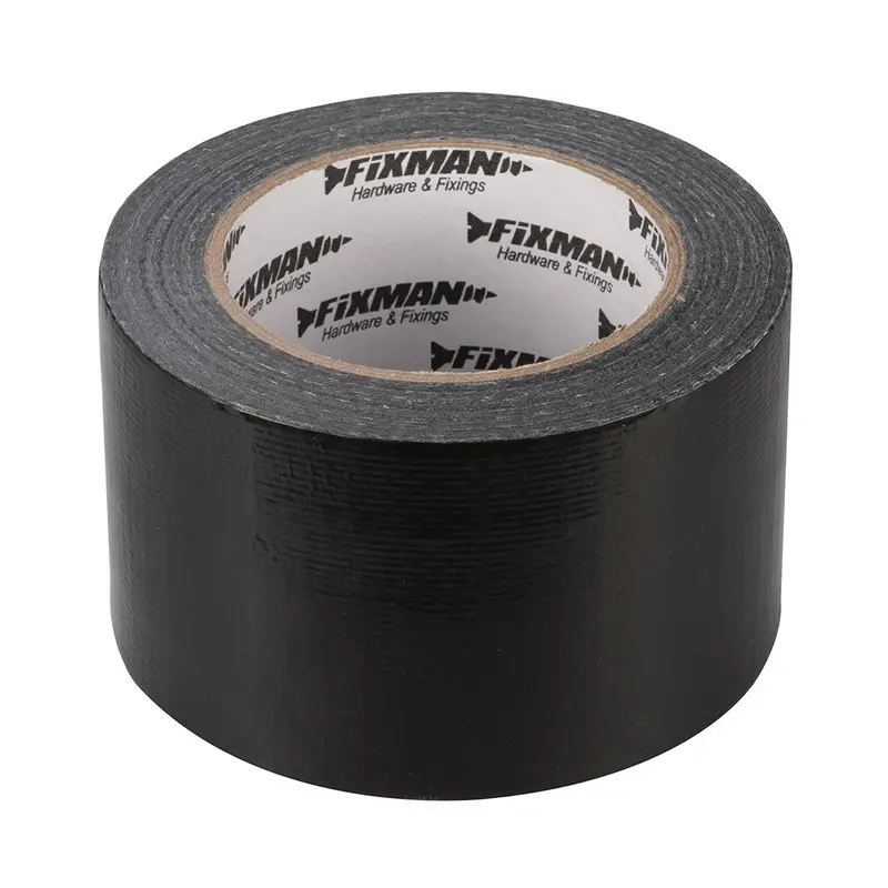 Fixman Heavy-Duty Black Duct Tape – 72Mm X 50M, Industrial Strength 1