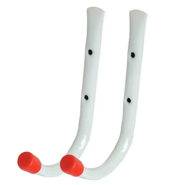 Heavy-Duty Wall-Mounted Ladder Storage Hooks – 2-Piece Universal Garage Or Shed Brackets 1