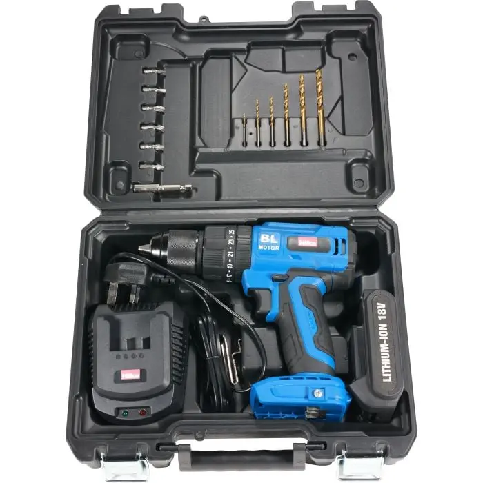 Hilka 18V Brushless Cordless Combi Drill – Includes 2.0Ah Battery & Charger, Model Ptlbd1821 1
