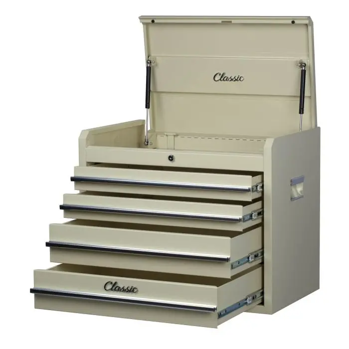 Hilka Cl4Dc Classic 4-Drawer Steel Tool Storage Chest 1