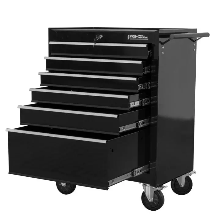Hilka Hdppt106 Hd Pro+ 6-Drawer Wide Rolling Trolley – 66Cm Base 1