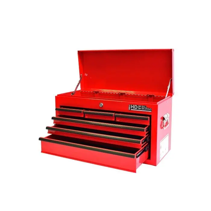 Hilka Heavy-Duty 6-Drawer Tool Chest – Bbs Series Rolling Storage Cabinet, Model G208C6Bbs 1