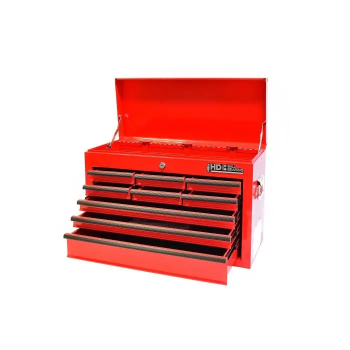 Hilka Heavy-Duty 9-Drawer Rolling Tool Chest – Bbs Series Workshop Cabinet, Model G301C9Bbs 1