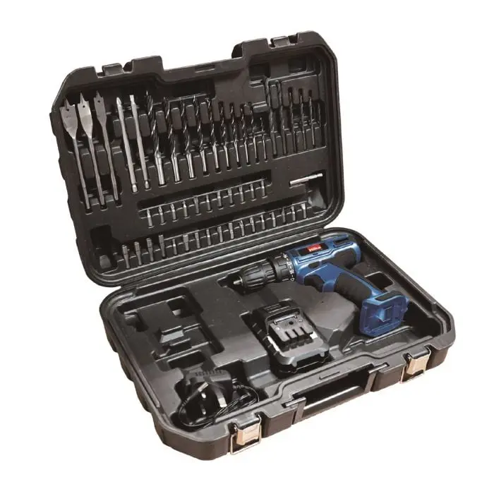 Hilka Ptlcd1850 18V Cordless Drill Driver Kit – Includes 50 Accessories 1