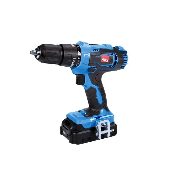 Hilka Ptlchd18 – 18V Cordless Hammer Drill With Li-Ion Battery 1