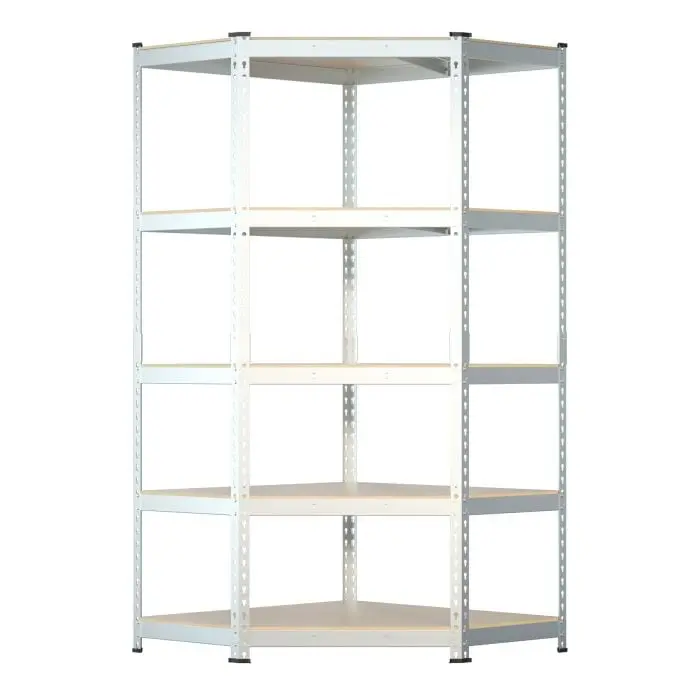 Hilka Shgc8175 – 175Kg Corner-Saving 5-Tier Boltless Shelving 1